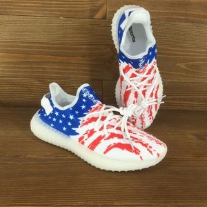 flag tennis shoes